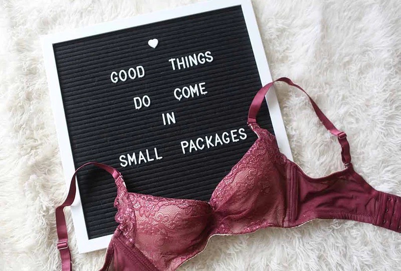 A bra and a signboard