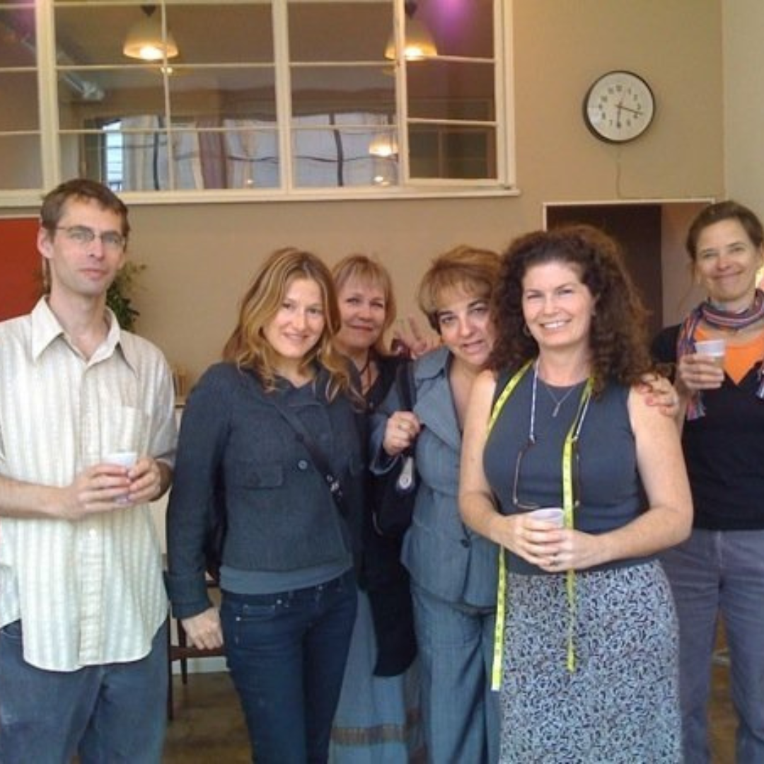 Jenette and Aaron with women celebrating
