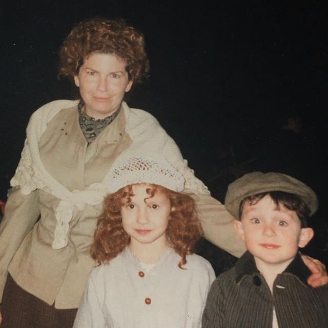 Jenette while filming Titanic