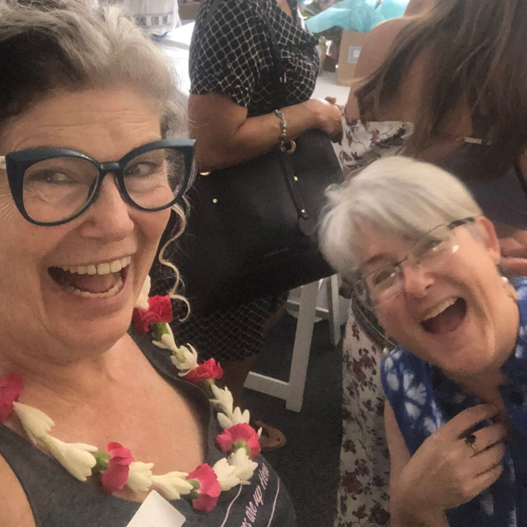 Jenette with a friend