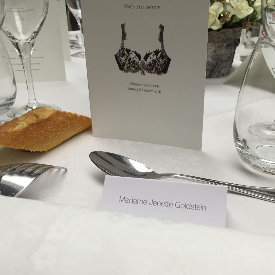 A dinner setting