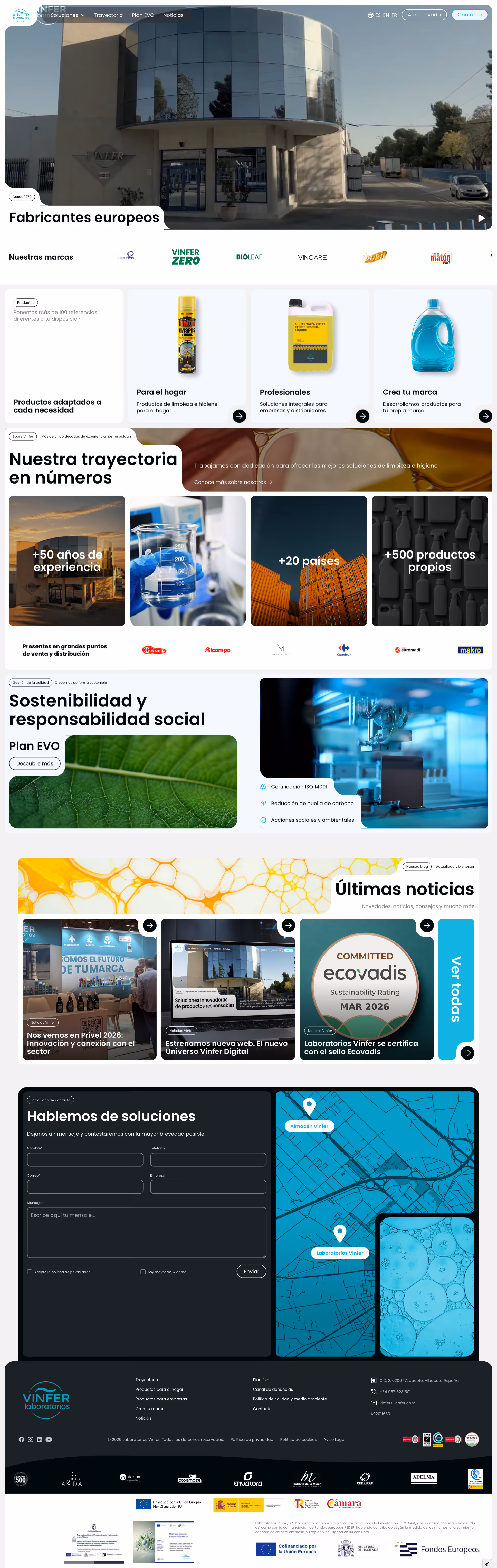 Mockup de una web
