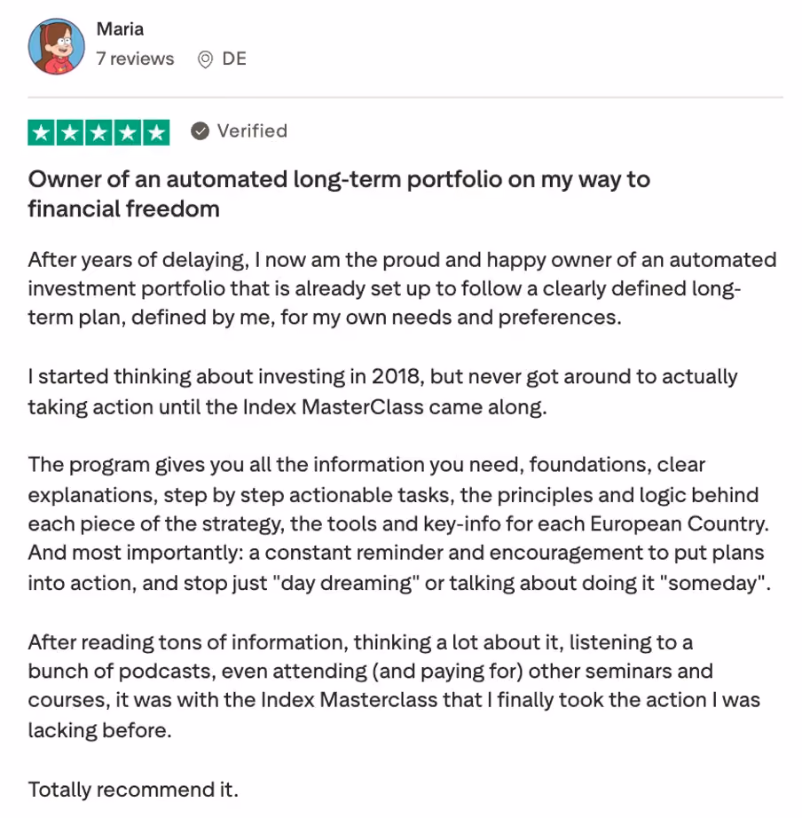 Member review screenshot