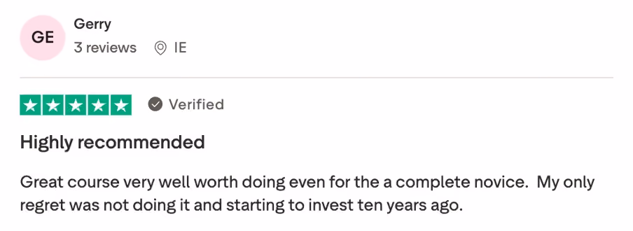 Member review screenshot