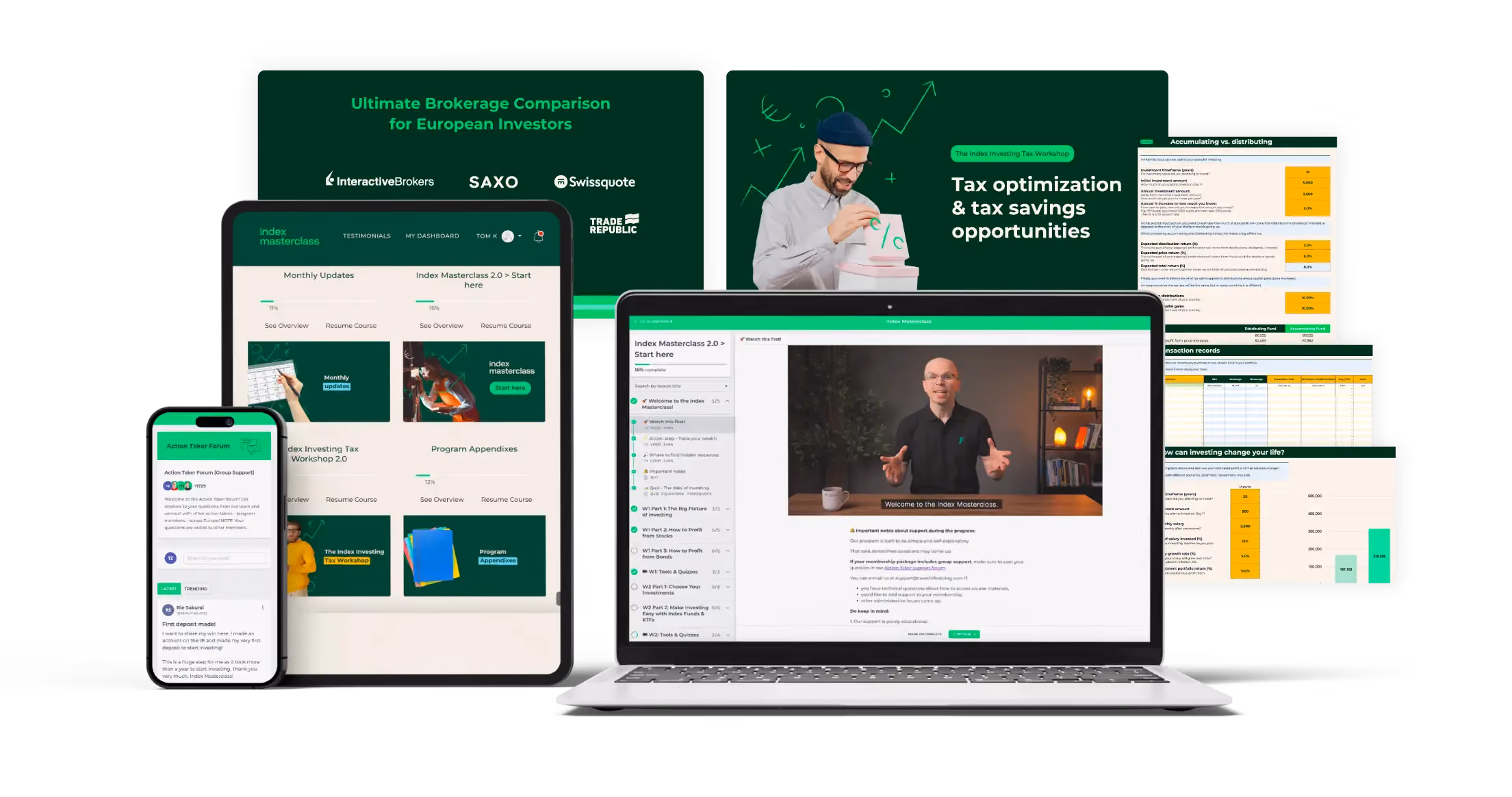 Index Masterclass training dashboards