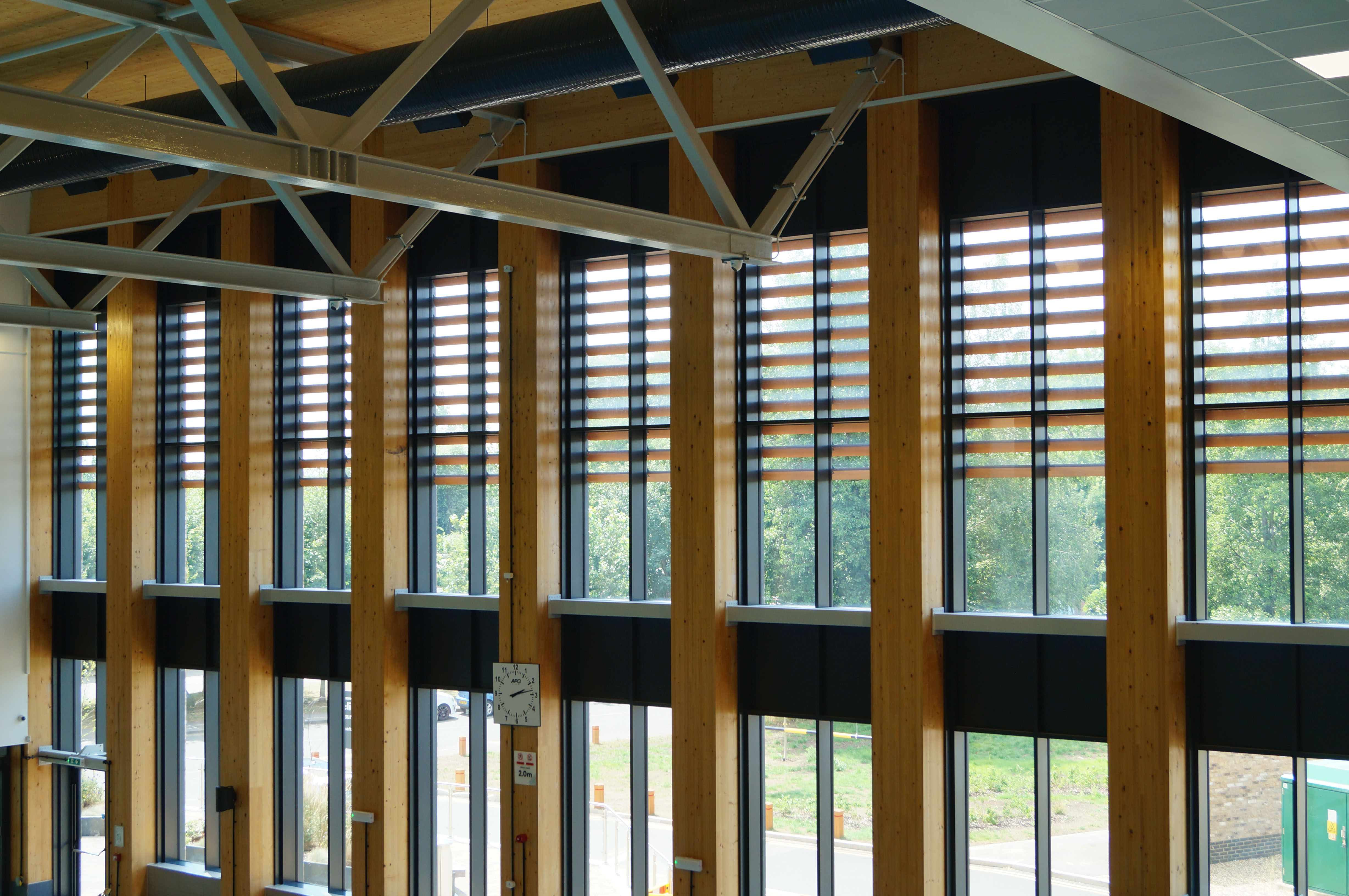 Swimming pool ceiling