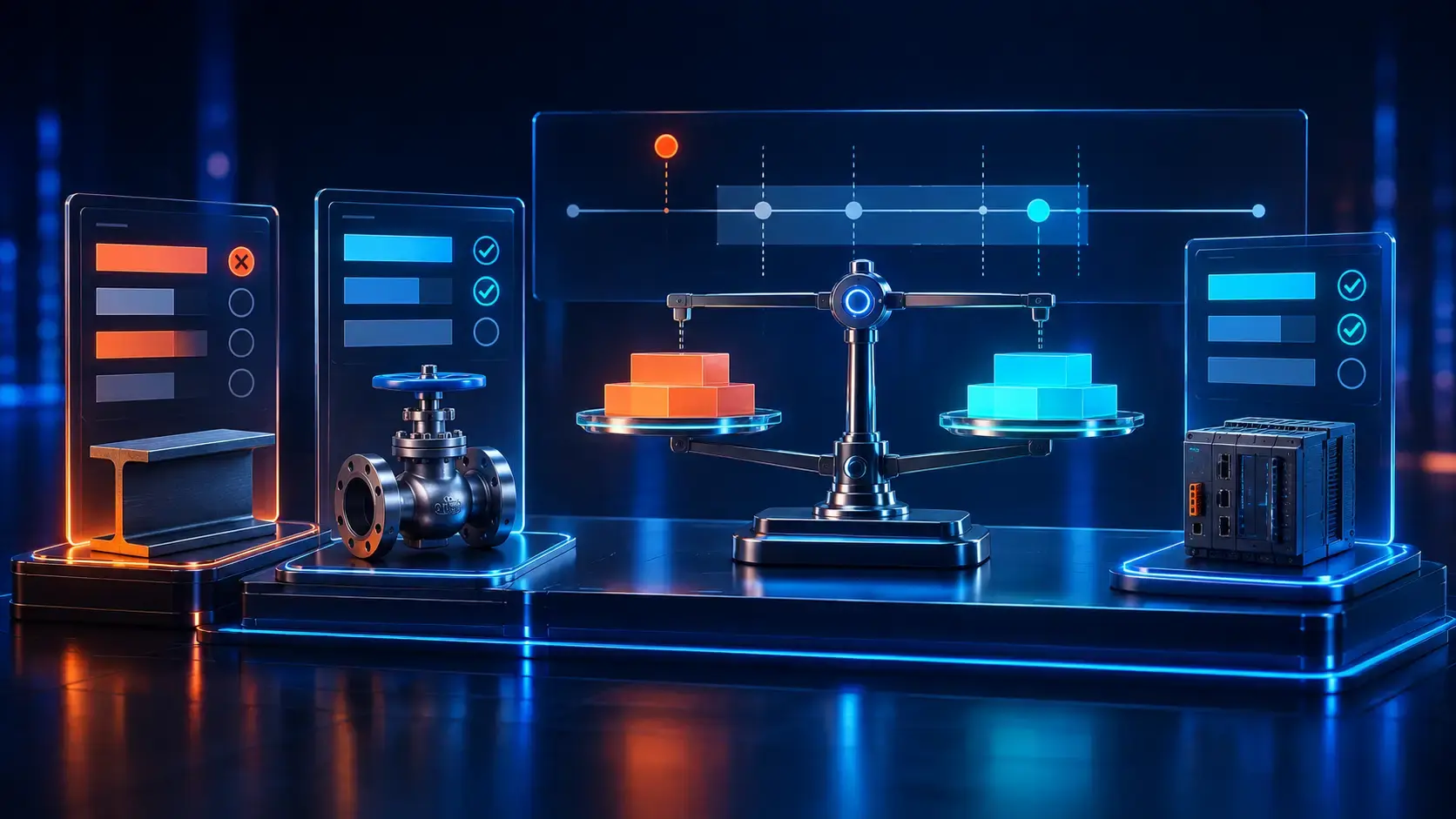 Procurement benchmarking for comparing costs, supplier performance, and procurement efficiency.