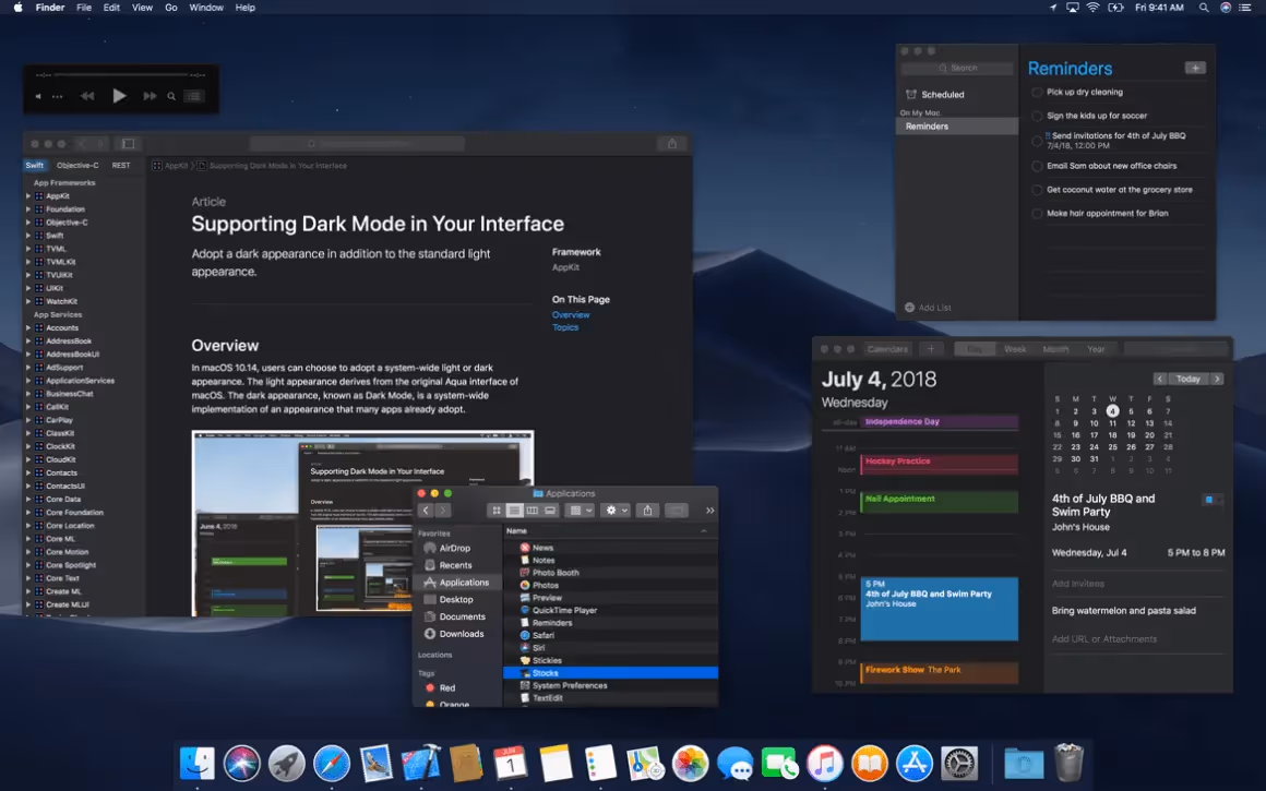 tendances ux ui mode sombre