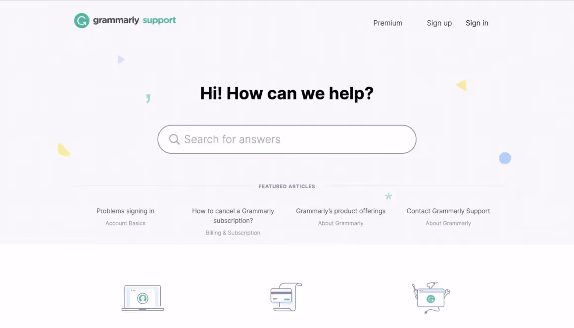 grammarly support