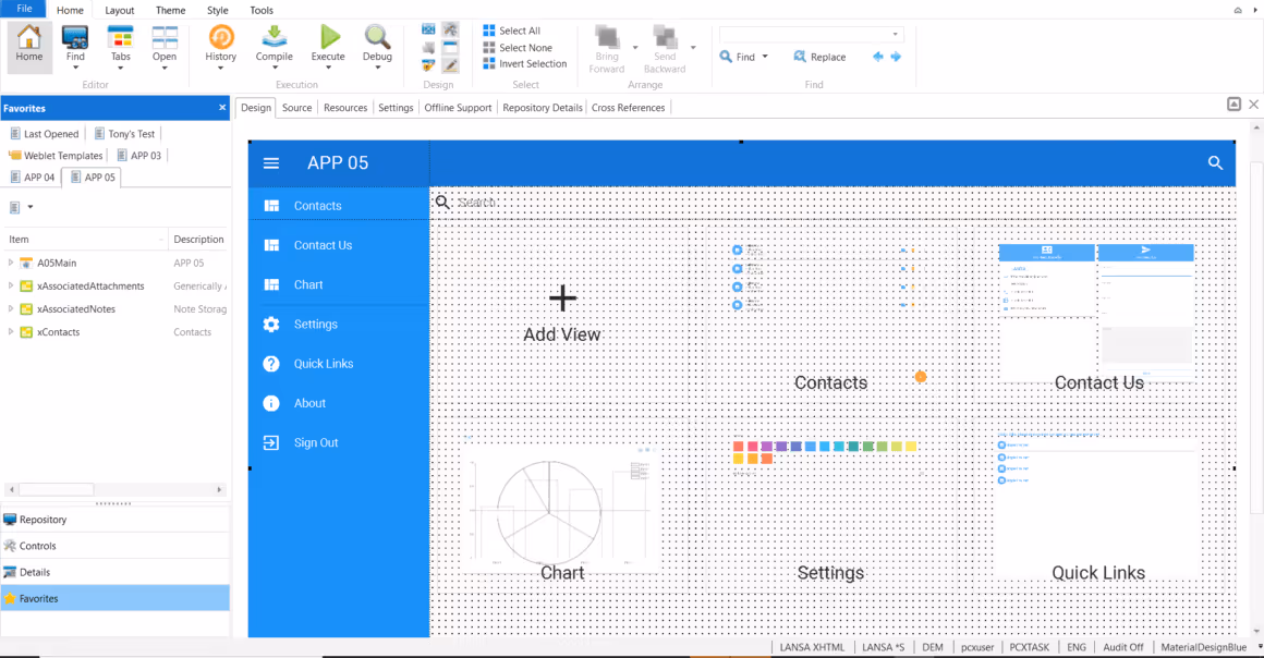 low code platforms visual lansa