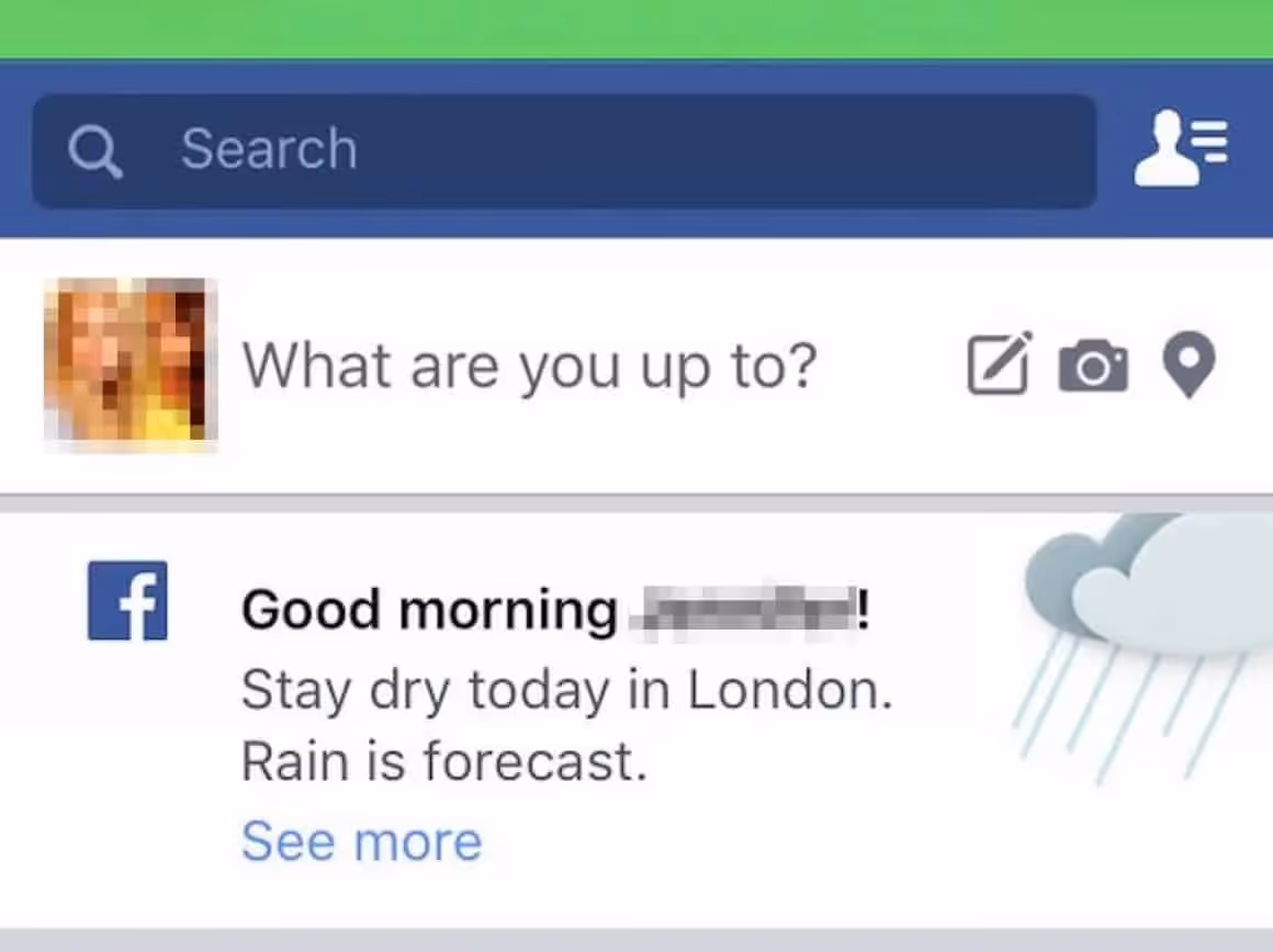 ux design no facebook