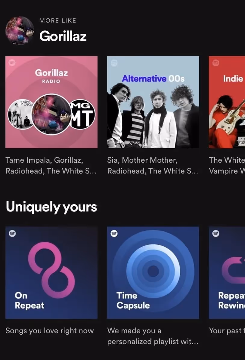 good ux examples spotify