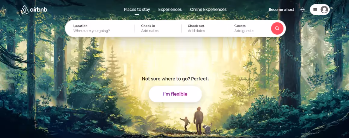 exemplos de experiência do usuário ux airbnb