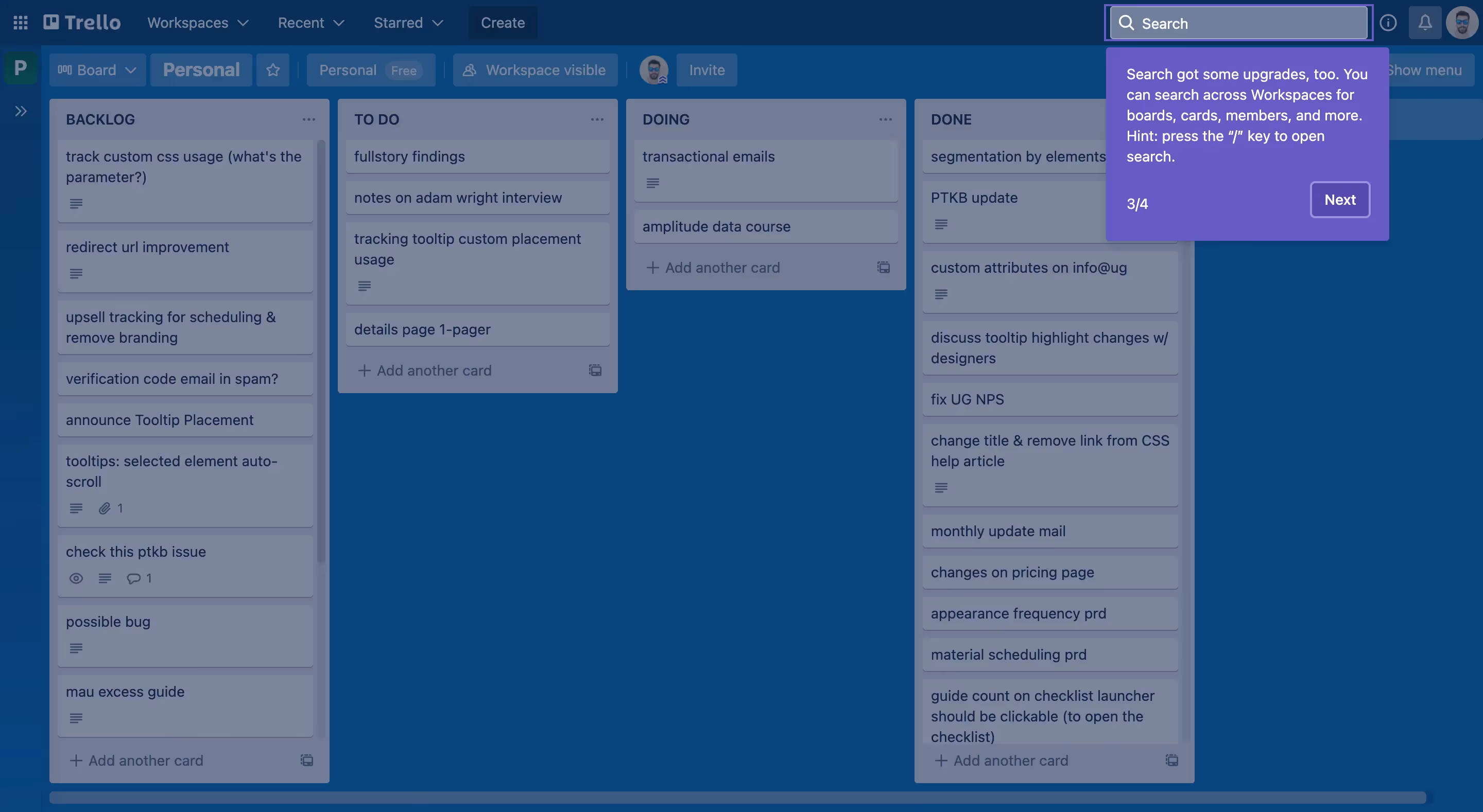 visite guidée de trello