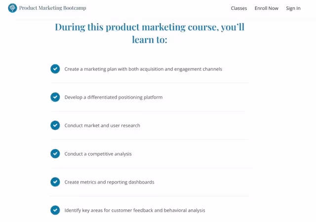 Product Marketing Bootcamp