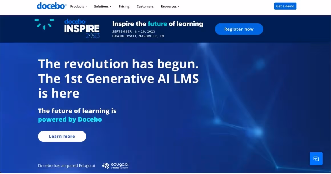 lms plataforma de treinamento para clientes docebo