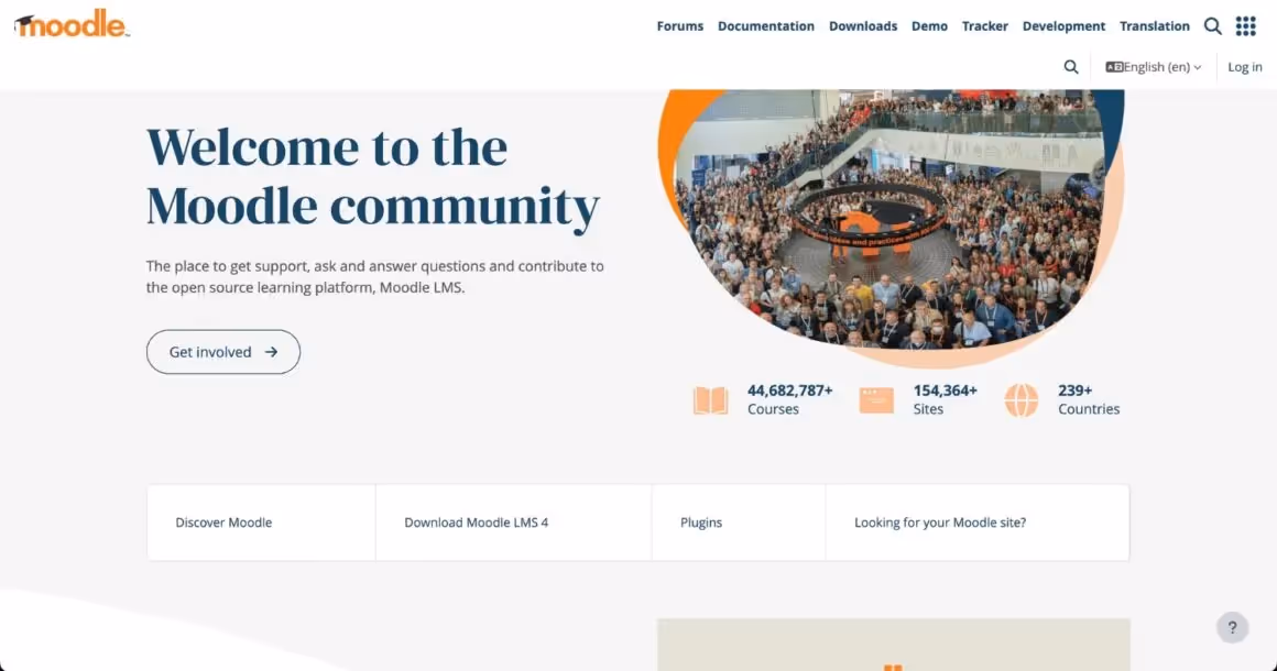 lms plataforma de treinamento para clientes moodle