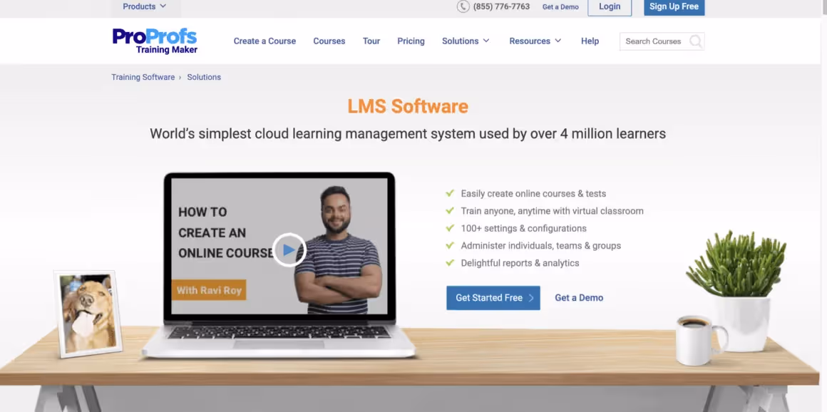 plateformes lms formation client proprofs