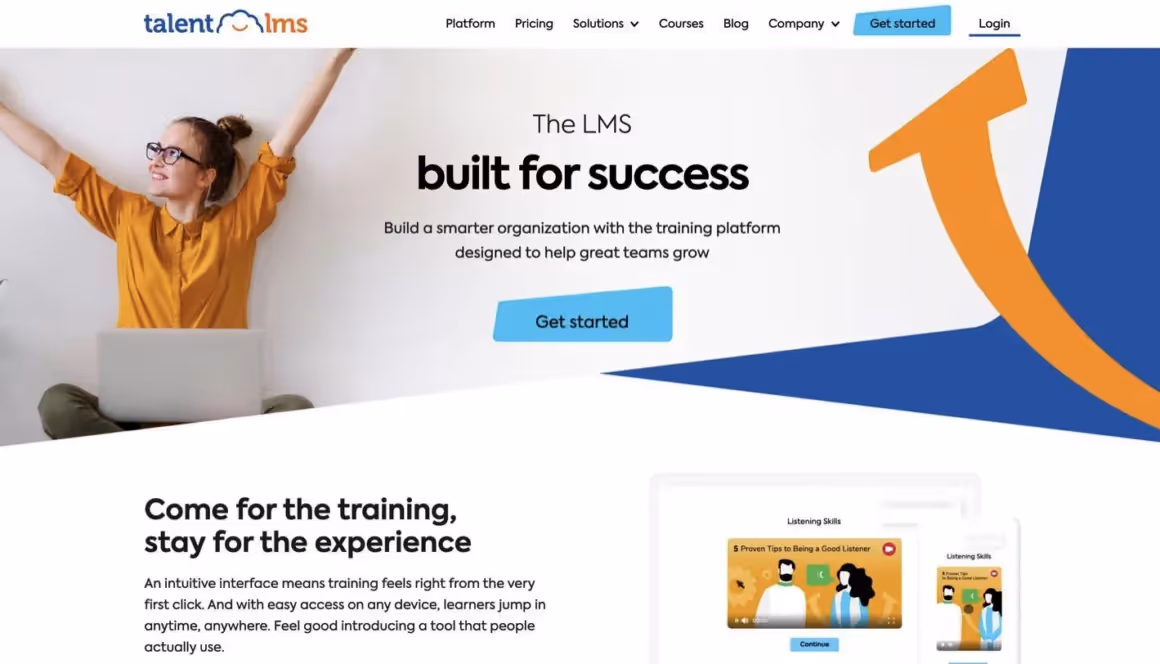 lms plataforma de treinamento para clientes talentlms