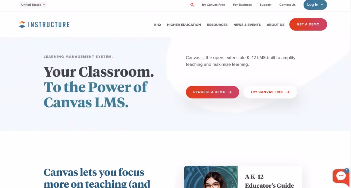 plateformes lms formation client canvas