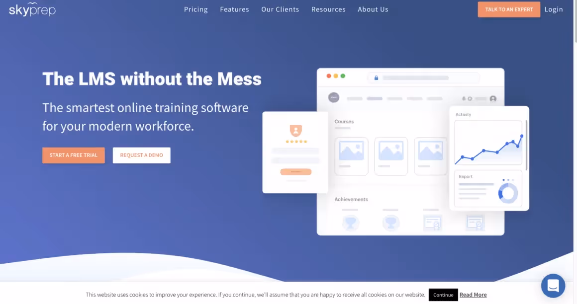 plateformes lms formation client skyprep