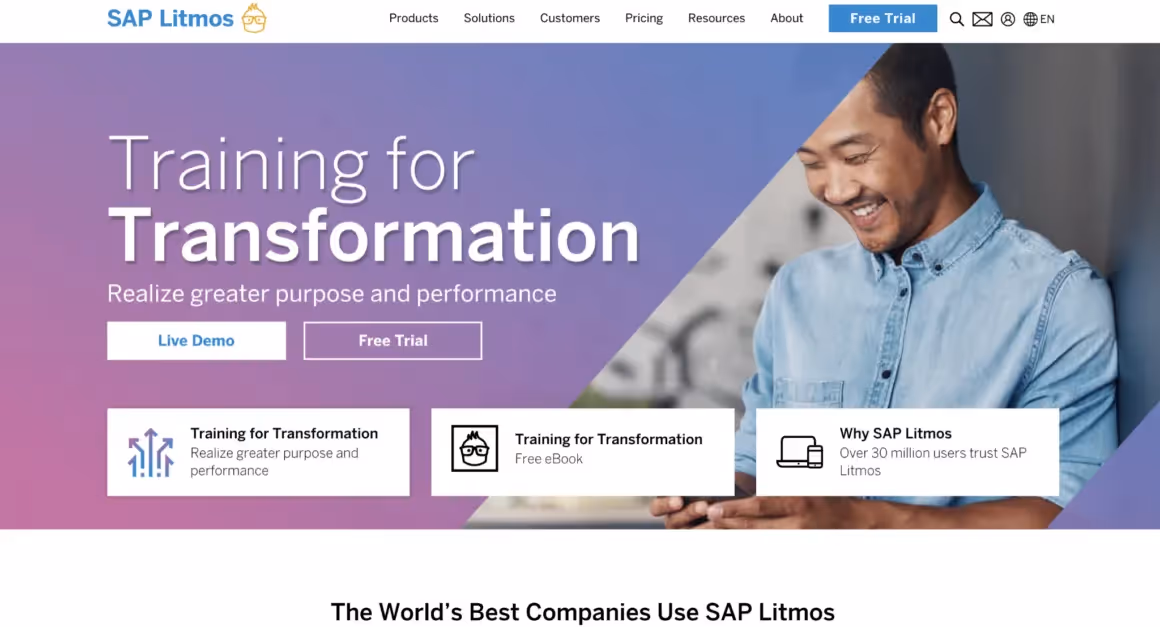 plateformes lms formation client litmos