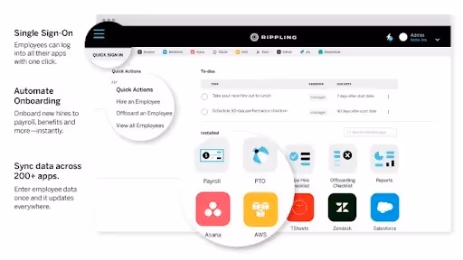 Rippling as small business software