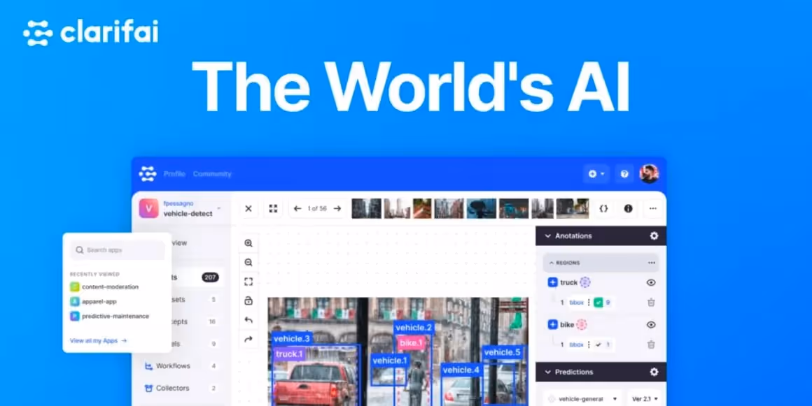 top saas ai tools clarifai