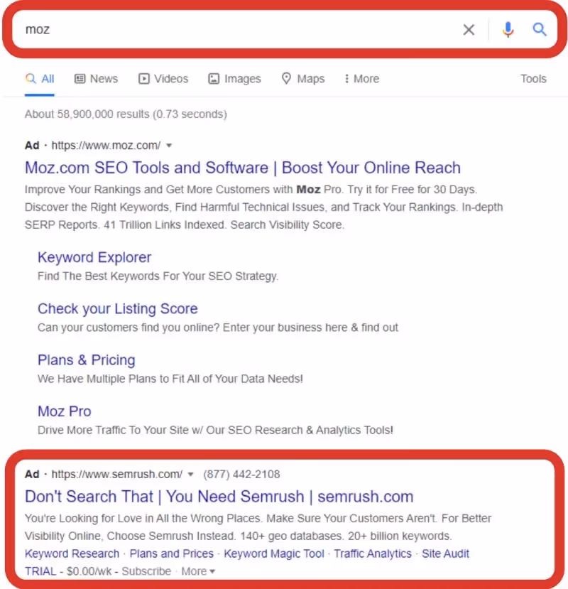 SEO competition 