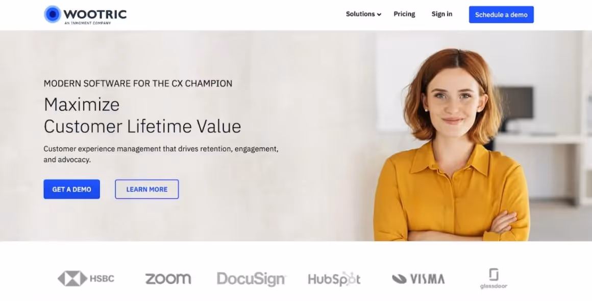 herramientas de encuesta in-app wootric