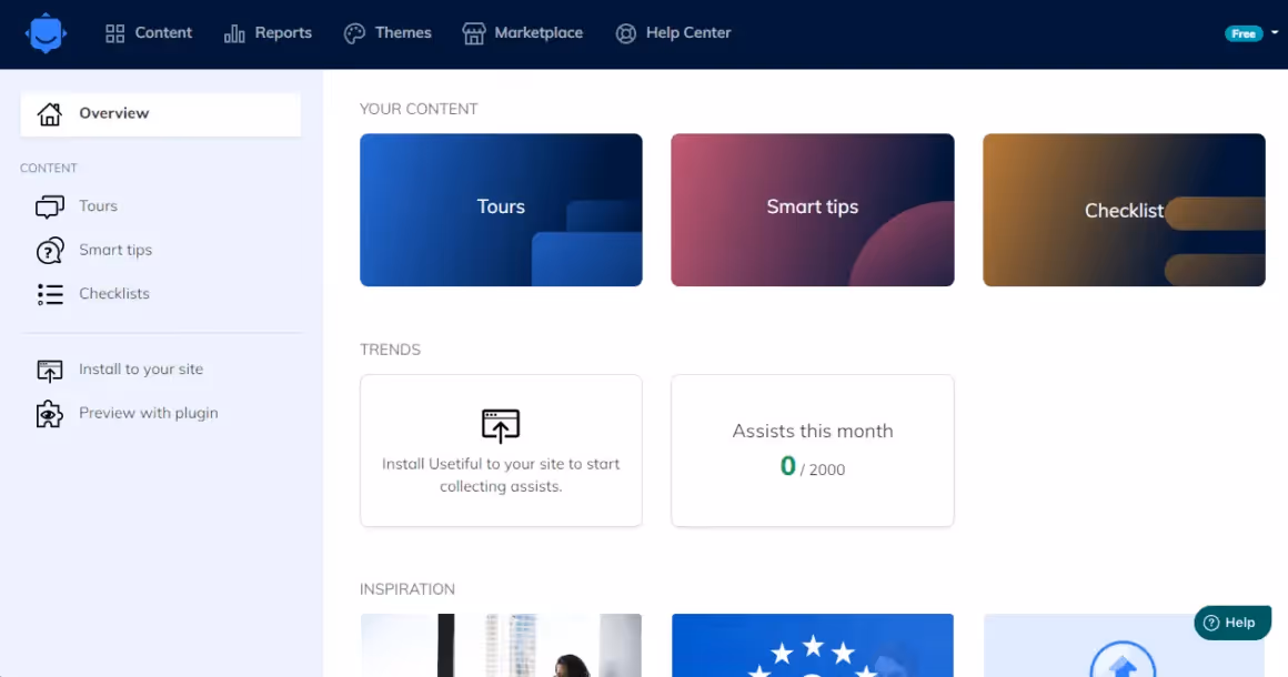 Usetiful Dashboard