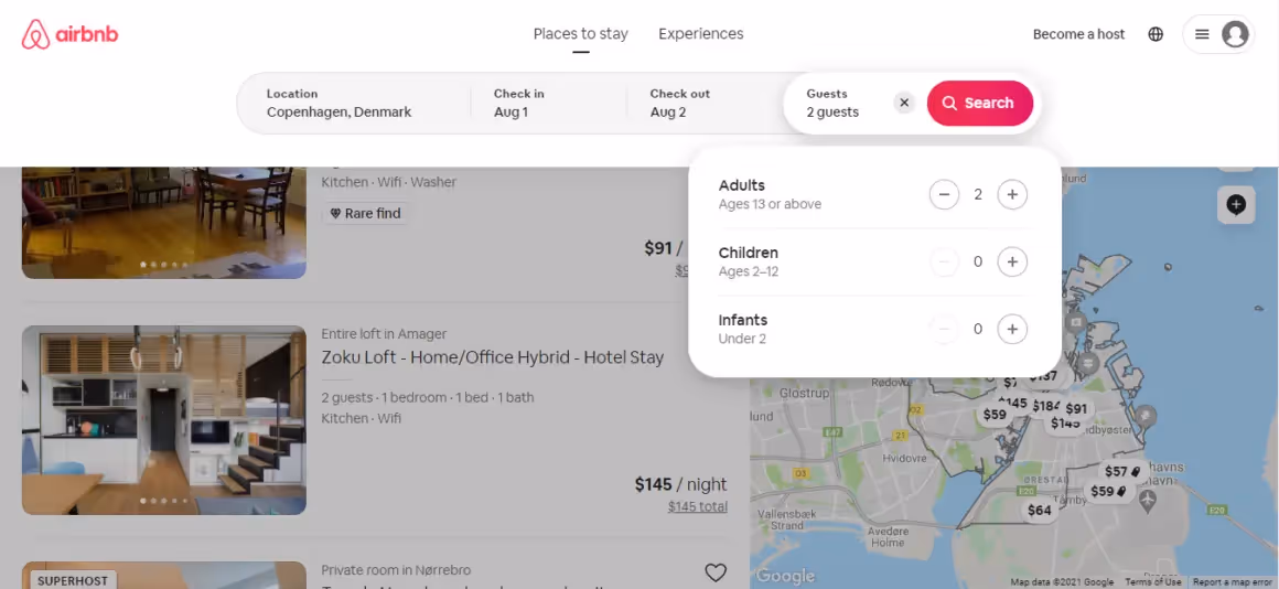 o que é retenção de clientes airbnb