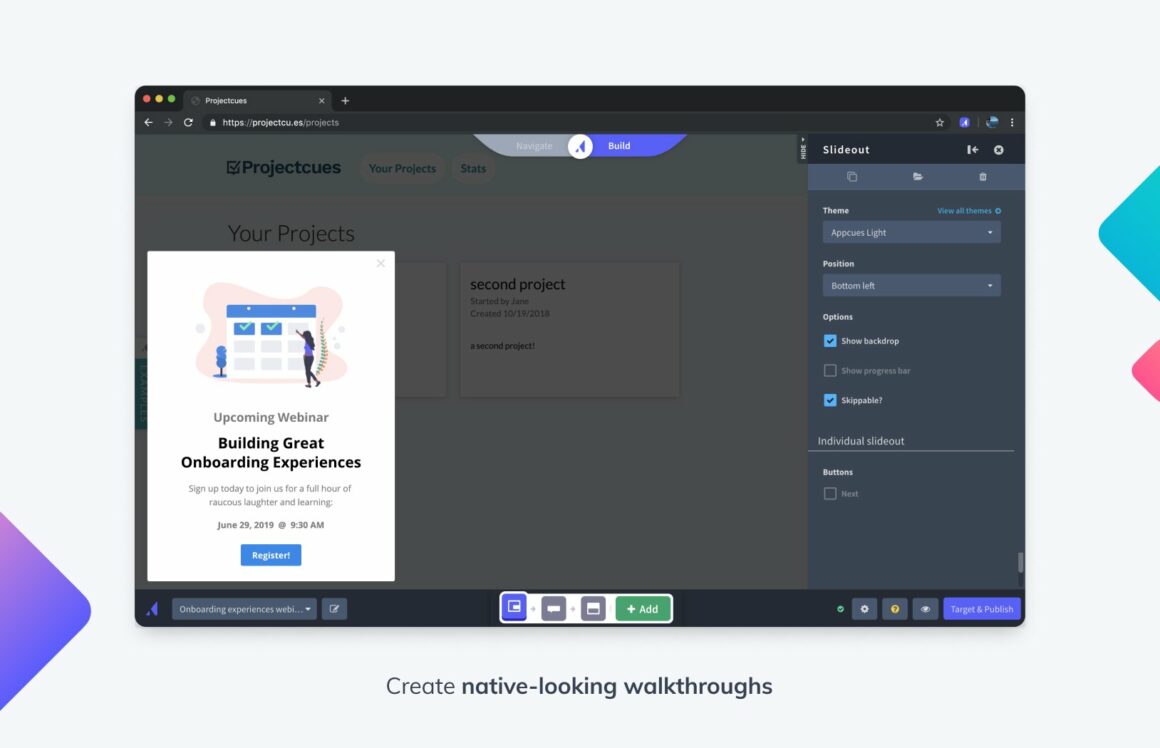 Appcues alternative to Candu