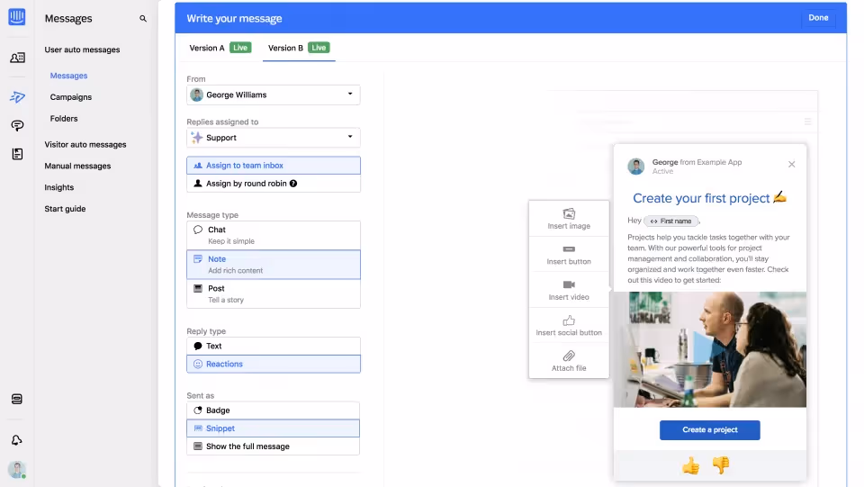 Intercom alternative to Instruqt