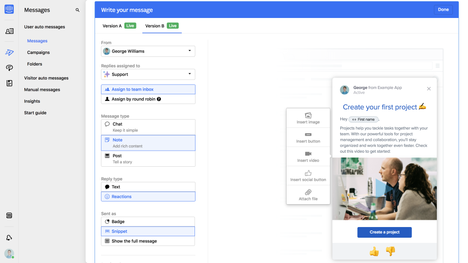 Intercom alternative to Instruqt