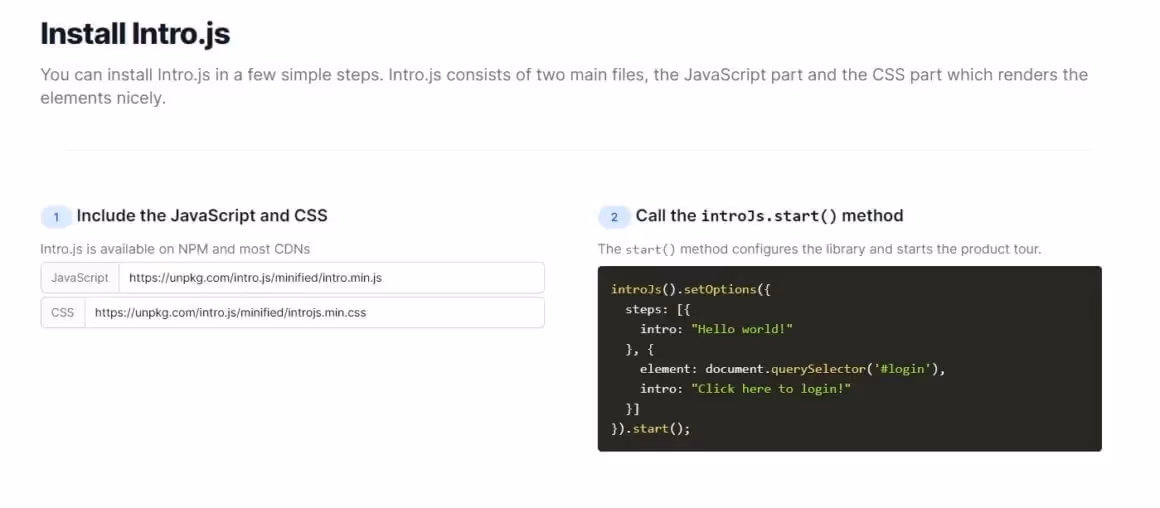 conpass vs intro.js