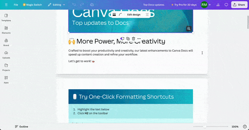 Canva's introducing a new feature hrough video walkthroughs