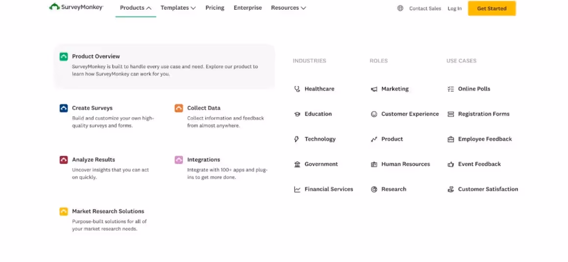 automated survey tools surveymonkey features