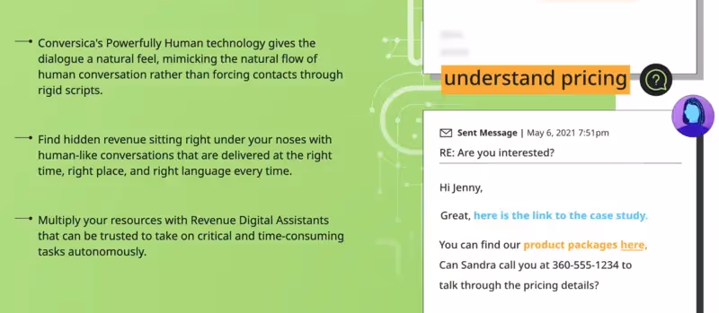 Powerfully Human Technology da Conversica
