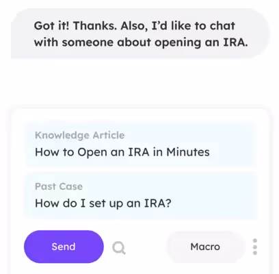Quick and Efficient Ticket Resolution by Forethought