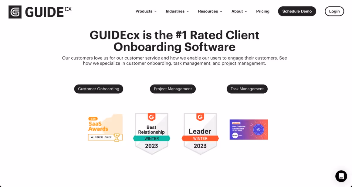 guidecx client onboarding 