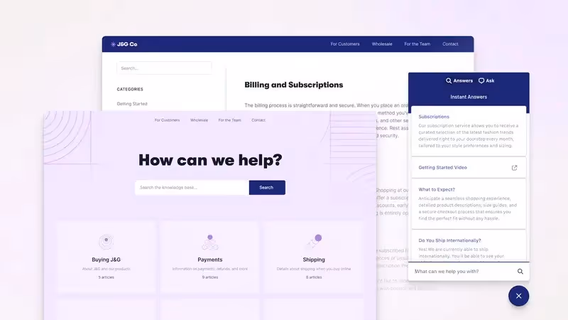 Base de conhecimento do HelpScout