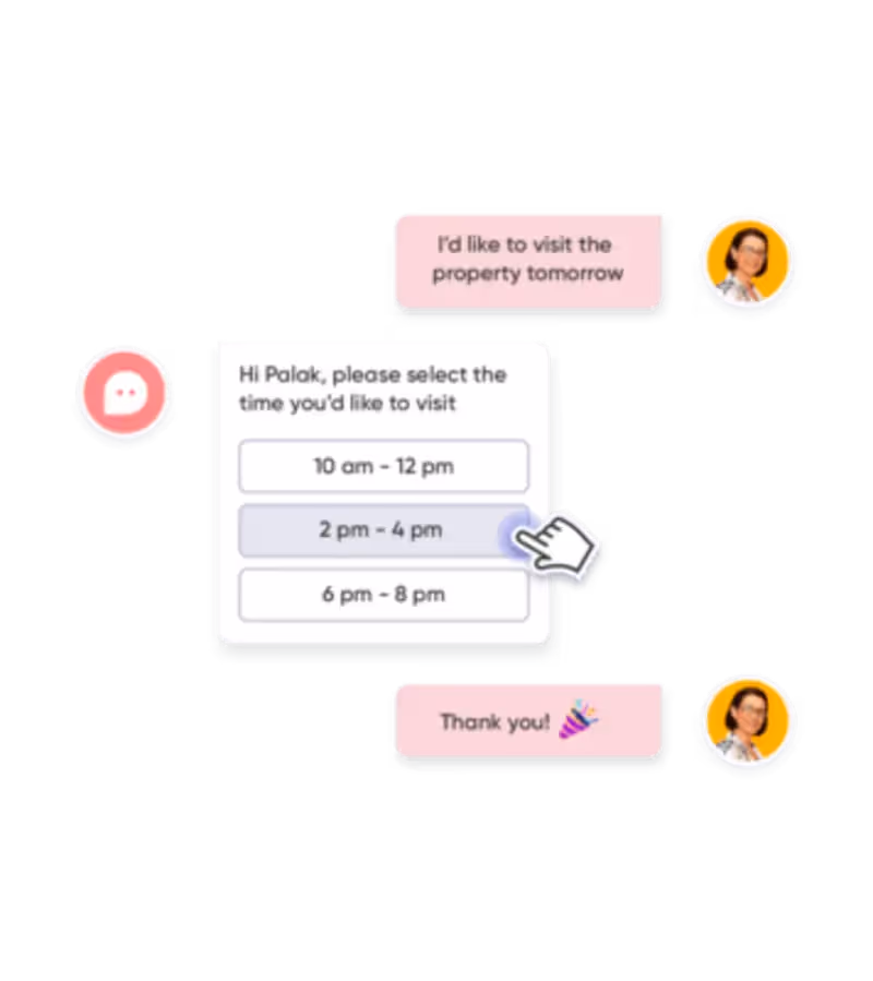 O chatbot do Verloop.io para imóveis