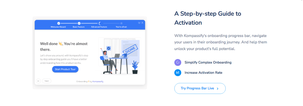 kompassify progress bar