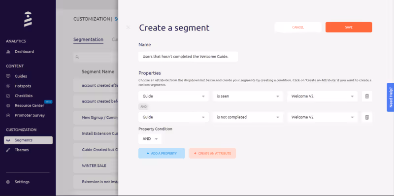 onboarding segmentation