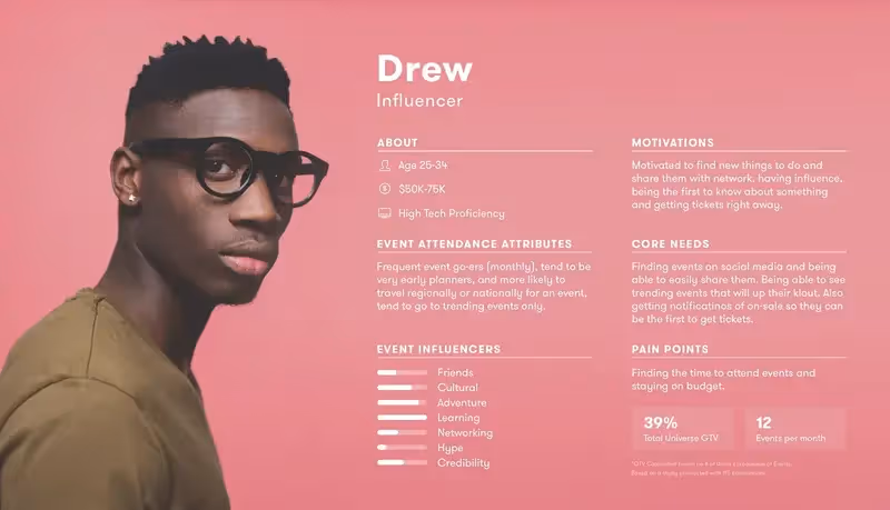 User persona example.