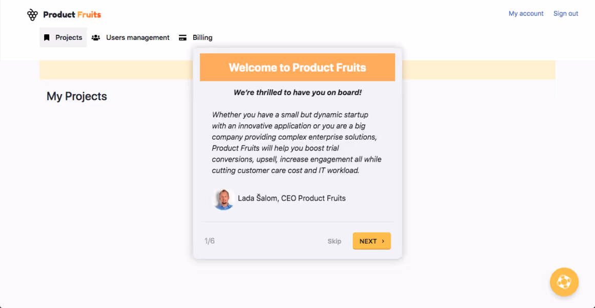 Productfruits alternative to YesElf
