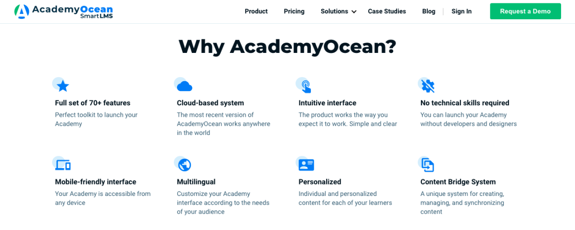 academyocean competitors