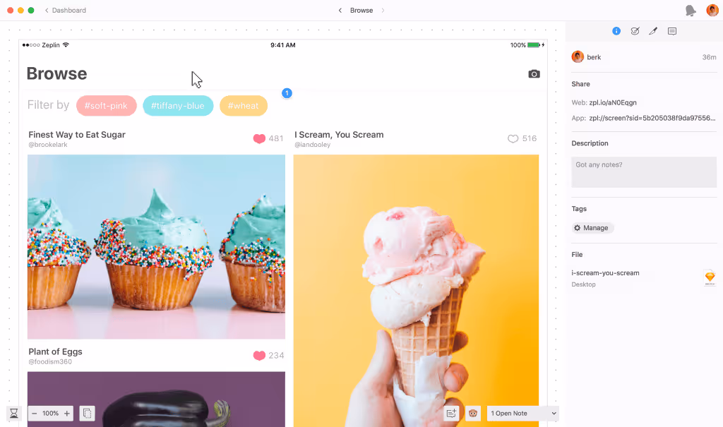 Best Design Team Collaboration Tools - Zeplin