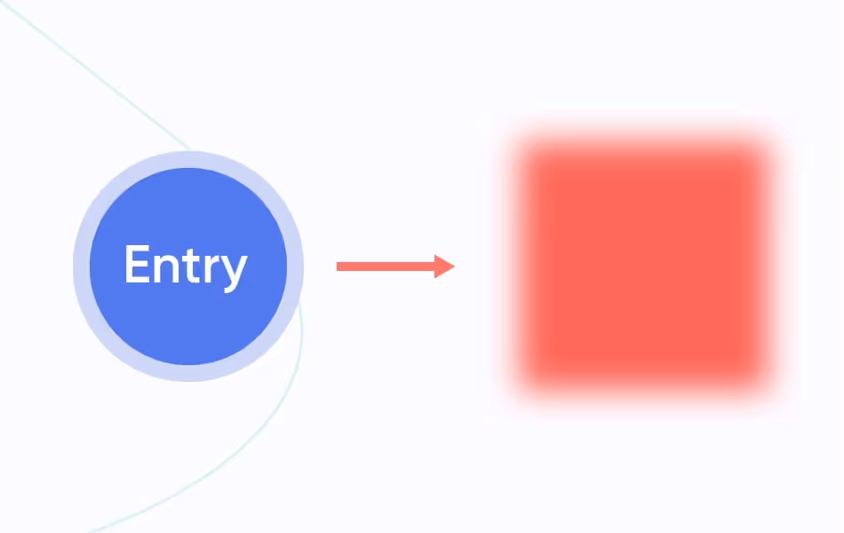 user flow arrow